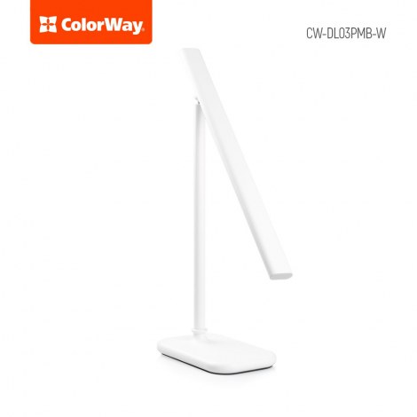 ColorWay | lm | LED Table Lamp Portable & Flexible with Built-in Battery | Yellow Light: 2800-3200, Natural Light: 4000-4500, Wh - 4